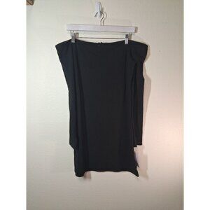 NWT Wild Fable Off Shoulder Dress Boho Long Sleeve Casual Black Size XL